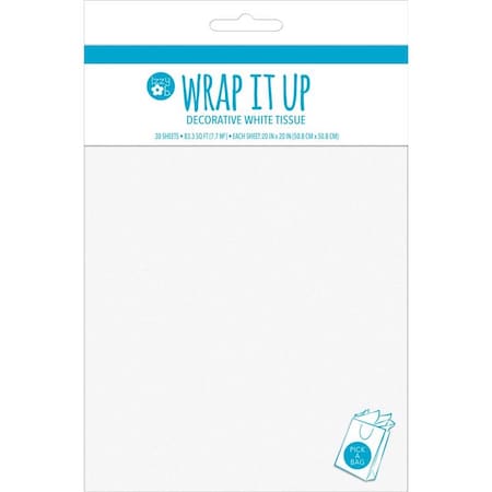 Paper Images Paper Images White Tissue Paper TISW30-1